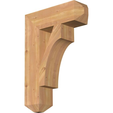 Ekena Millwork Westlake Craftsman Smooth Bracket, Western Red Cedar, 5 1/2"W x 20"D x 28"H BKT06X20X28WTL04SWR